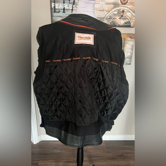 Open Road Men’s Leather Riding Jacket - Picture 11 of 11